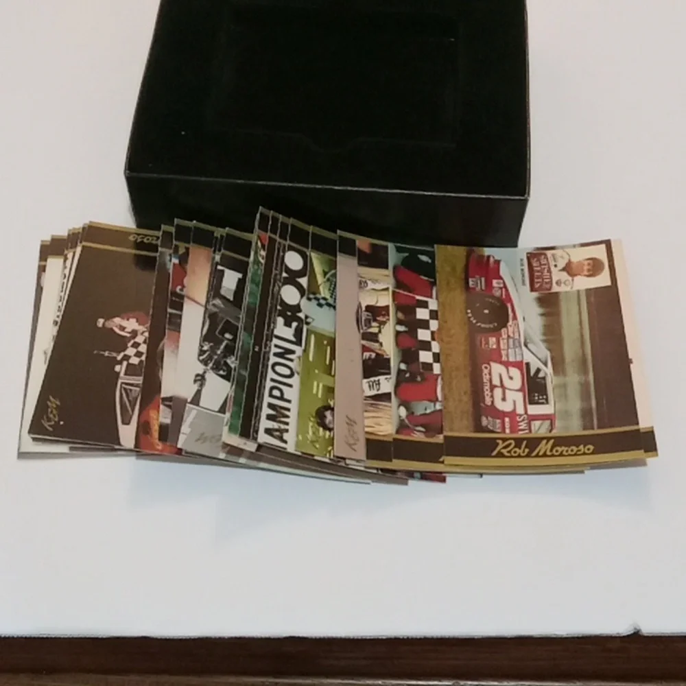 Rob Moroso Collectible Nascar Driver Trading Card Complete Set